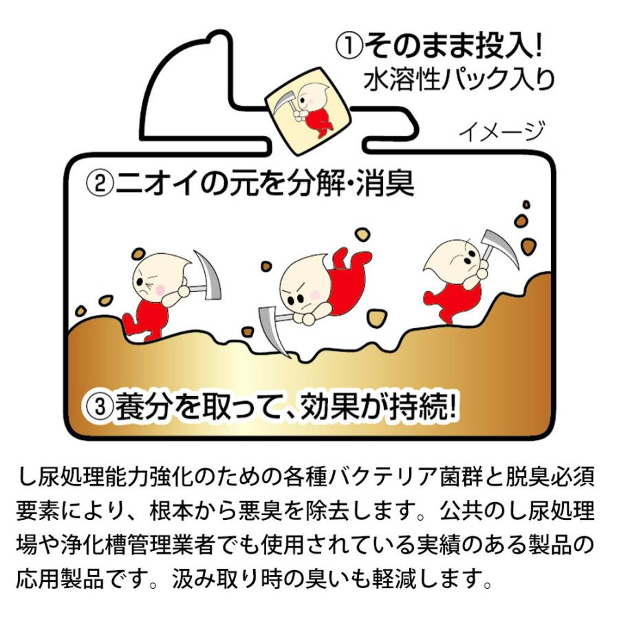 トイレ消臭 汲み取りトイレバイオ消臭 30包入 大容量 消臭剤 悪臭防止 微生物 分解 除去 水溶性パック そのまま投入 ハエ ウジ虫防止 日本製 アズマ工業 | アズマ工業 | 01