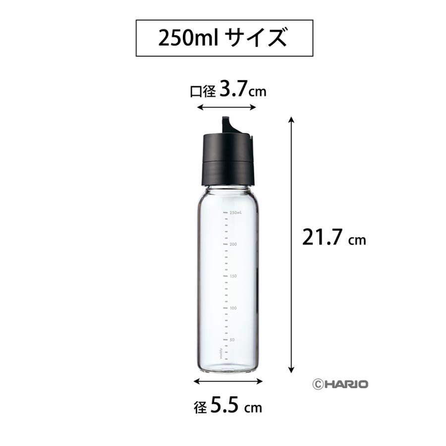 HARIO（ハリオ） ワンタッチ ドレッシングボトル 150ml 耐熱ガラス