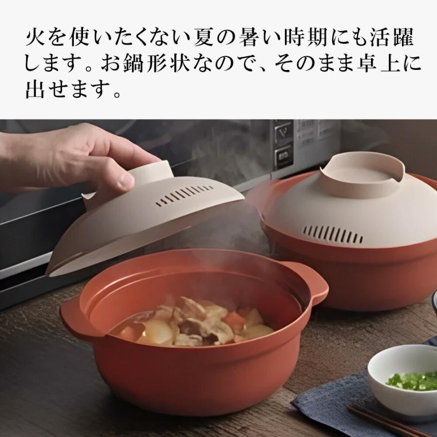 ヨシカワ 電子レンジ調理器 あっ！とレンジ 調理工房 簡単 時短 蒸し器