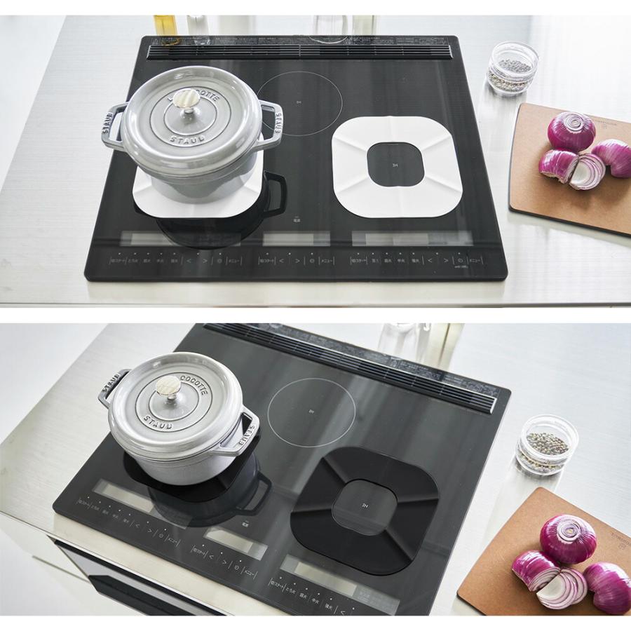 山崎実業 tower IHシリコーンマット タワー 公式 IHマット IH 焦げ防止 マット 保護 IHクッキングヒーター カバー 汚れ防止 シリコン 焦げ対策 掃除 食洗器対応 | tower | 06