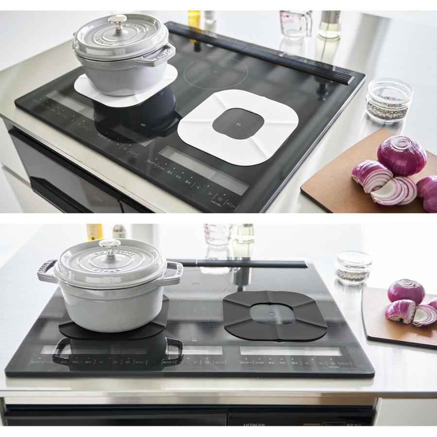 山崎実業 tower IHシリコーンマット タワー 公式 IHマット IH 焦げ防止 マット 保護 IHクッキングヒーター カバー 汚れ防止 シリコン 焦げ対策 掃除 食洗器対応 | tower | 07