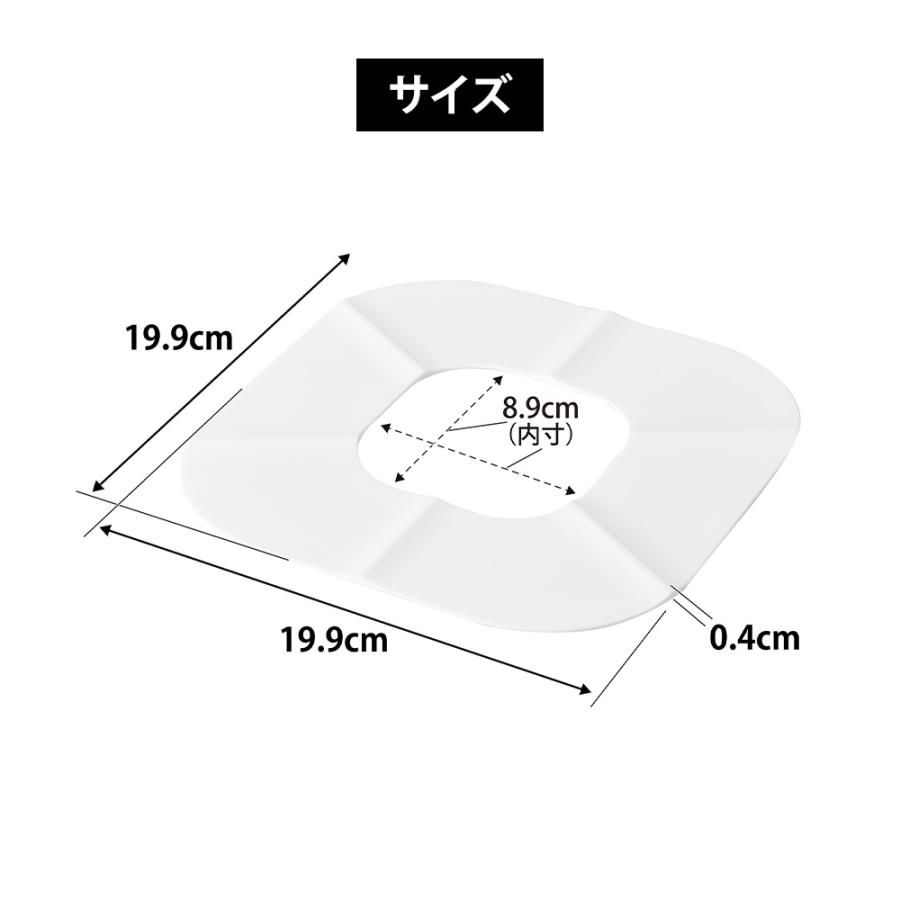 山崎実業 tower IHシリコーンマット タワー 公式 IHマット IH 焦げ防止 マット 保護 IHクッキングヒーター カバー 汚れ防止 シリコン 焦げ対策 掃除 食洗器対応 | tower | 09