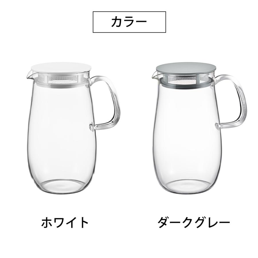 HARIO レンジでかんたん麦茶ポット むぎちゃん 1000ml 出汁 耐熱 ガラス 冷水筒 ピッチャー お茶ポット 日本製 洗いやすい 1L 1リットル 電子レンジ対応 | HARIO | 11
