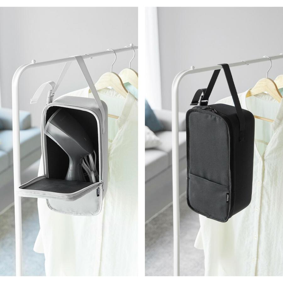 山崎実業 tower スチームアイロン収納ケース タワー 公式 収納ケース クローゼット ハンガーラック 収納バッグ ハンディミシン 裁縫セット スチームアイロン | tower | 06