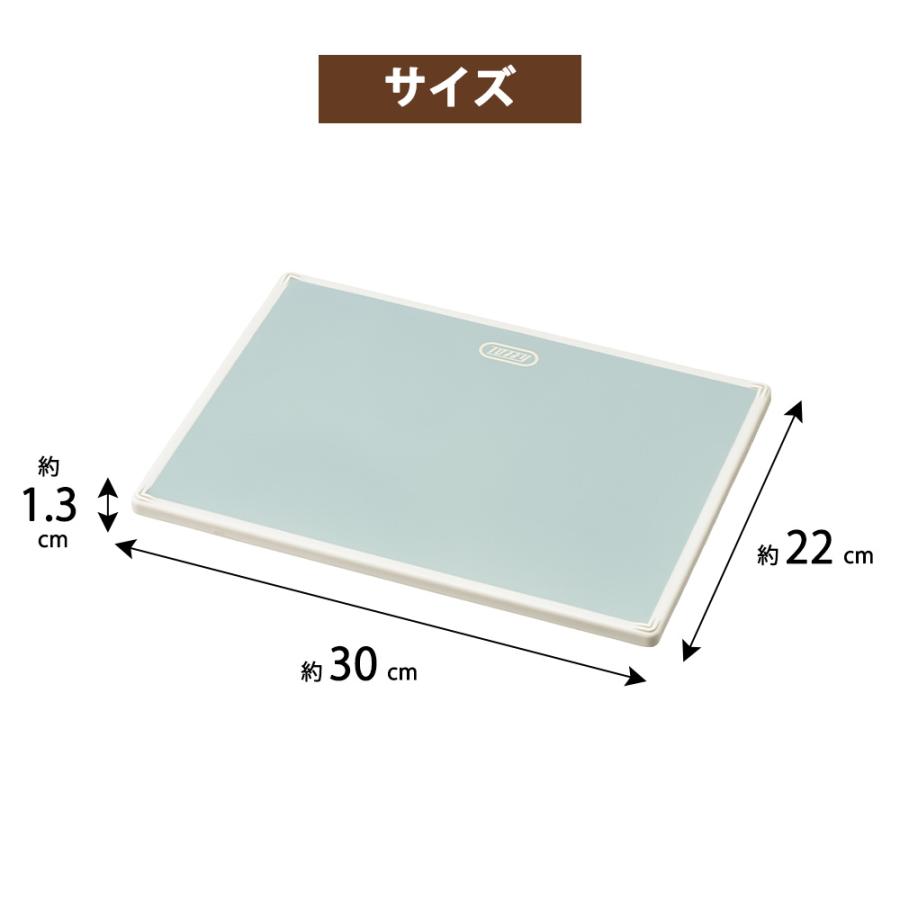 Toffy 抗菌カッティングボード L トフィー まな板 軽量 樹脂製 角型 AG+抗菌加工 滑り止め スクエア 食洗機対応 漂白剤OK すべりにくい 日本製 ラドンナ | Toffy | 06