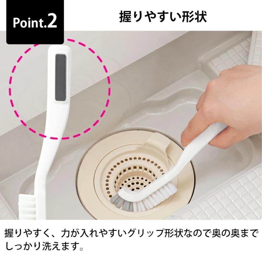 sm＠rt 浴室スミズミブラシ アズマ工業 浮かせる収納 マグネット スマート smart タイル目地 サッシレール 蛇口まわり お風呂掃除 磁石 溝 すき間 大掃除 グッズ | アズマ工業 | 02