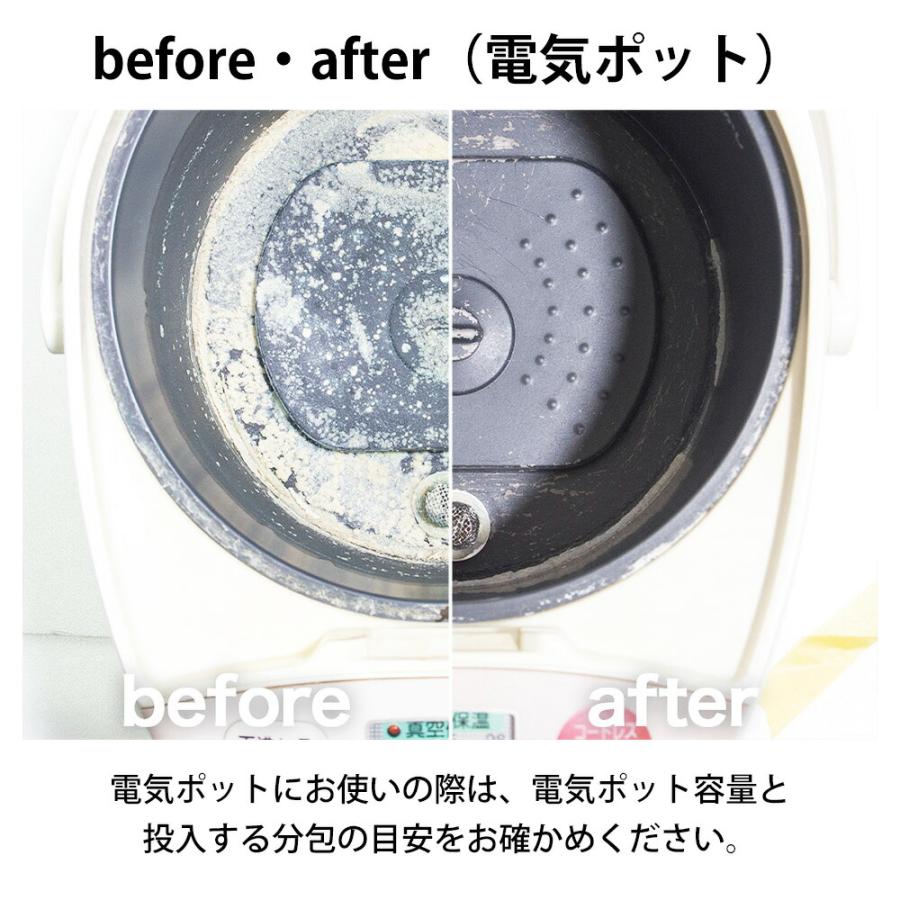 アズマ工業 電気ケトル・ポット専科 4包入 掃除 小分けタイプ 電気