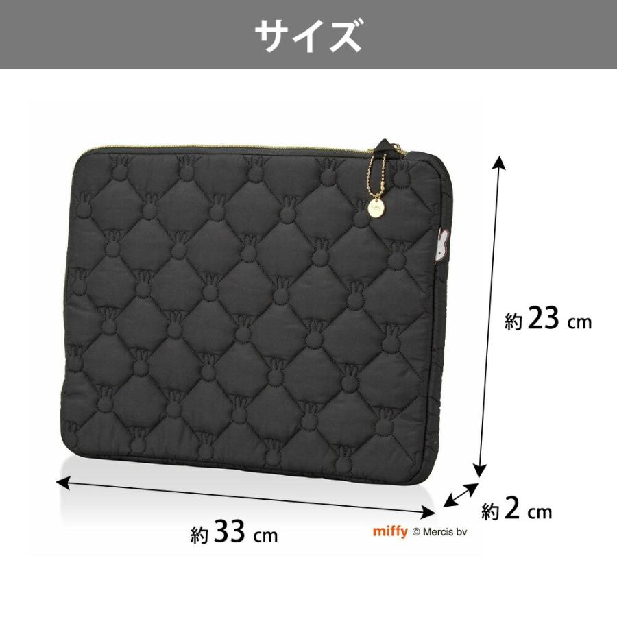 Siffler（シフレ） ミッフィー フラットポーチ キルティング miffy