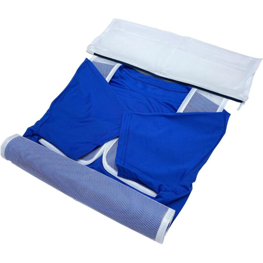 【予約】サッカーユニフォームのための洗濯ネット シワ しわ 型くずれ防止 型崩れ防止 衣類 洗濯 ファスナー 巻ける ランドリーネット 洗濯用品 |  | 02