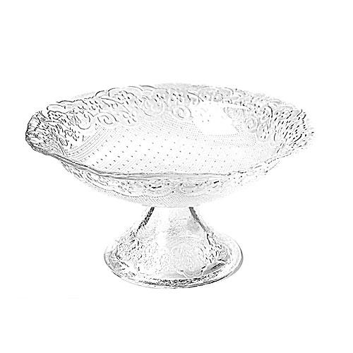 ガラスコンポート ガラスコンポート ガラス製 オフェーリア コンポート 21cm