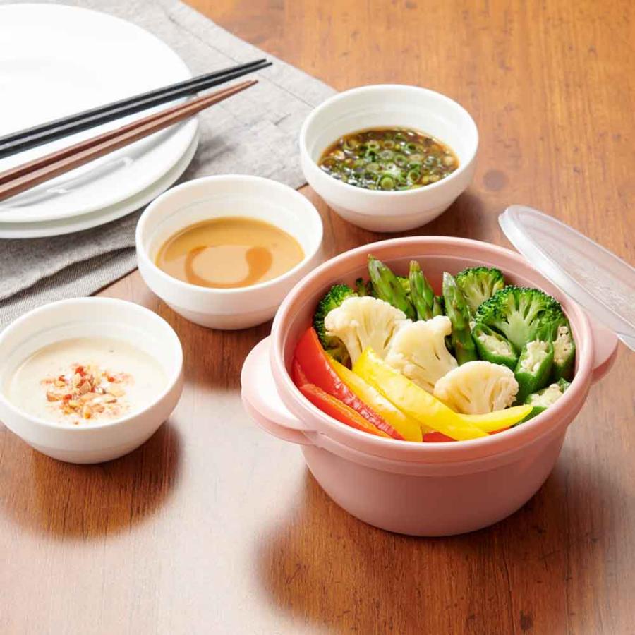 Pack Staff（EBiSU） レンジ 蒸し器 レンジでヘルシー蒸し野菜 PS-G304