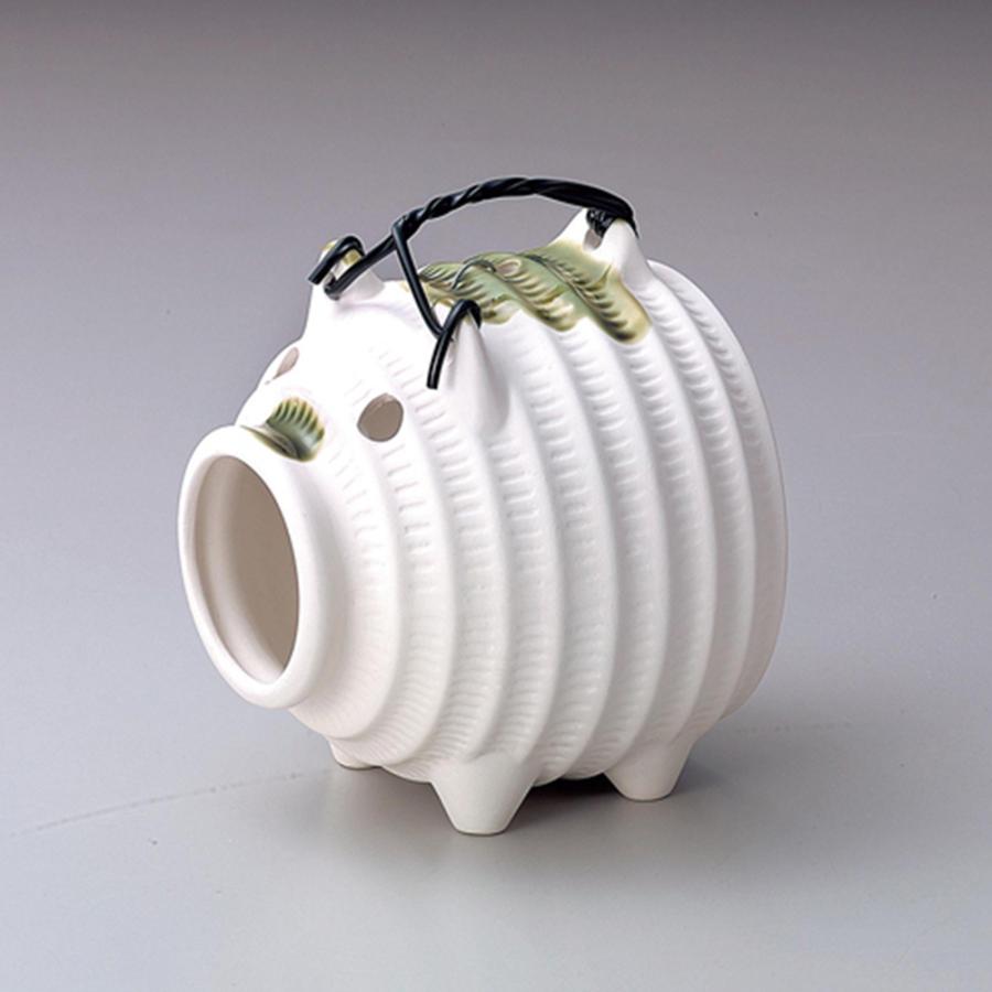 蚊取り線香入れ ミニ蚊取り豚 白 日本製 : セレクト・ココ - 通販