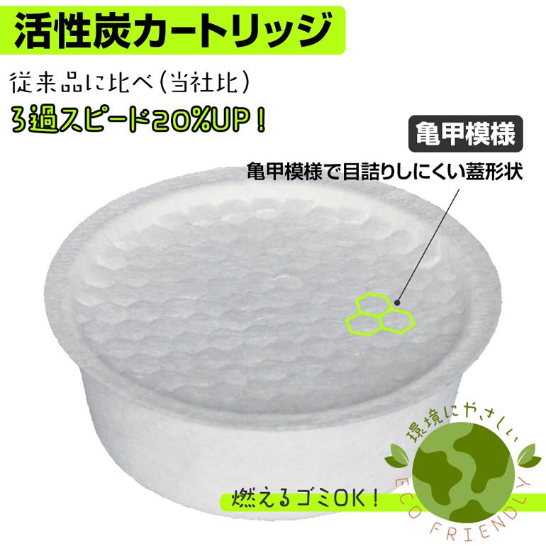 富士ホーロー 活性炭 カートリッジ 3個入 フィルター オイル