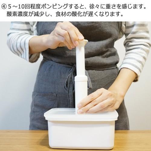富士ホーロー ポンプ 保存容器 ホーロー真空琺瑯容器 ヴィード 専用