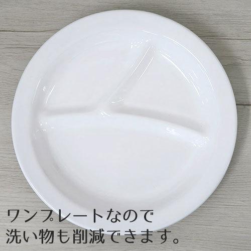 富士ホーロー ワンプレート 皿 仕切り 食器 23cm 食洗機対応 お皿