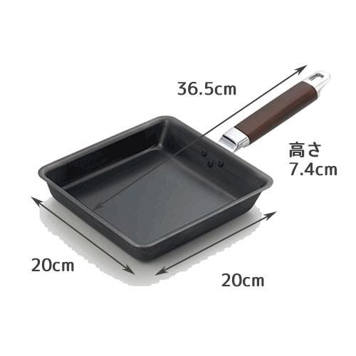 卵焼き器 ih フライパン ih対応 卵焼き 玉子焼き エッグパン 20cm 関東型 ヨシカワ | ヨシカワ | 01