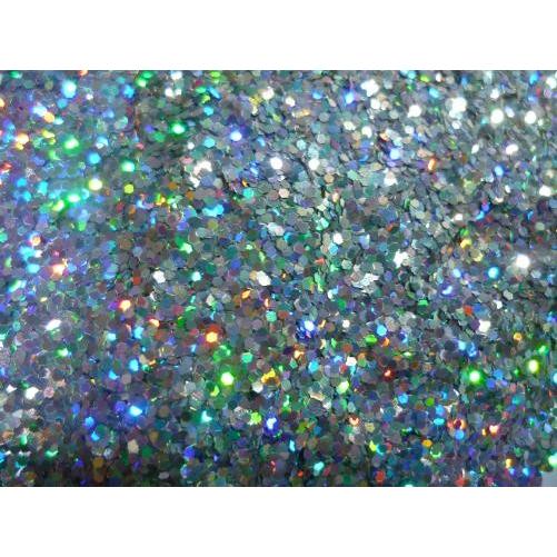 7色ラメ特大1ミリ 6角形(レインボーフレーク） ラメ : slf-hrf1mm  