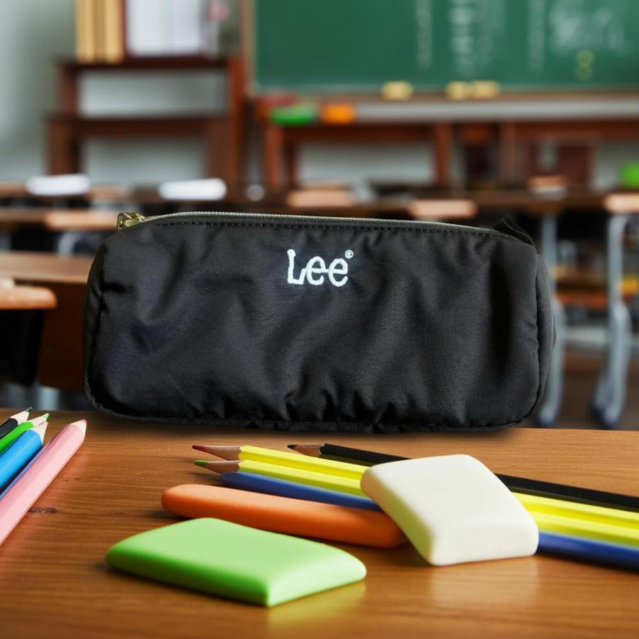 LEEページ　6箱 Lee（リー） ペンケース 筆箱 大容量 ペンポーチ パフィー素材 マルチ