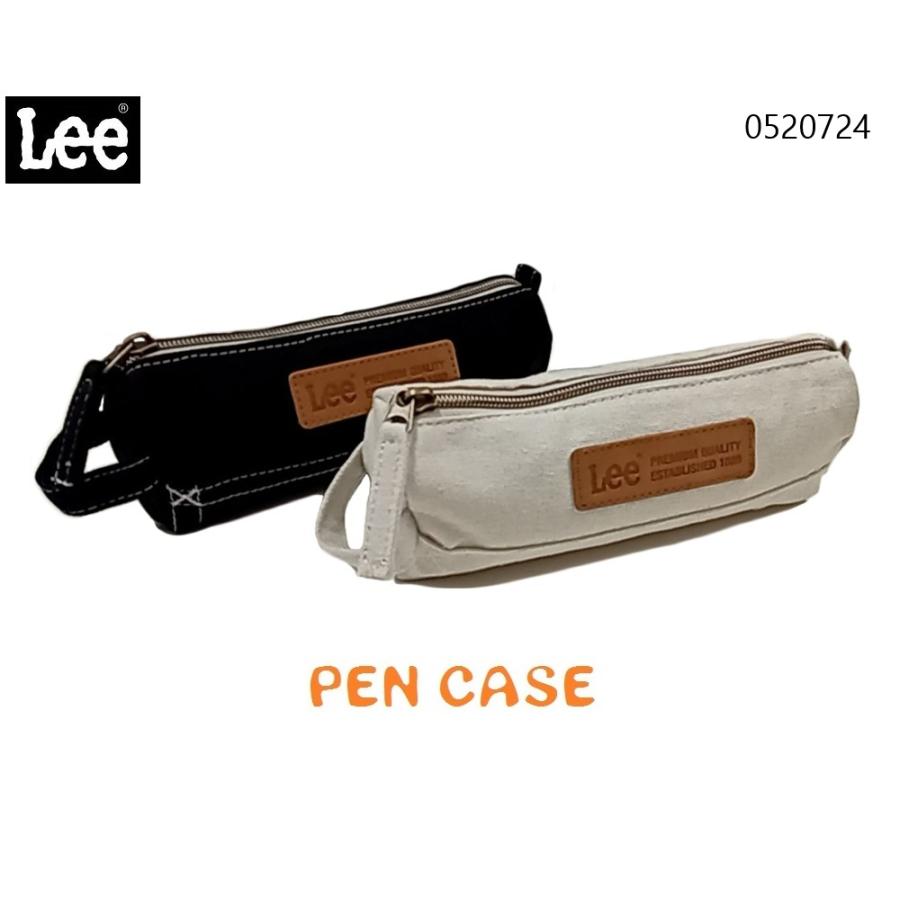 Lee（リー） ペンケース 筆箱 ペンポーチ 合皮パッチ キャンバス