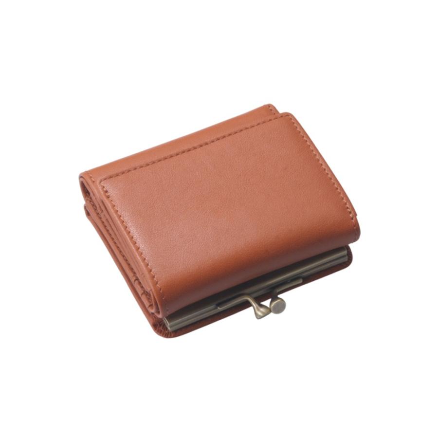 Hawk Company ホークカンパニー がま口 三つ折りミニ財布 本革 イタリアンレザー 小さい財布 コンパクト ミニウォレット メンズ レディース FAUCON 3458 | Hawk Company | 02