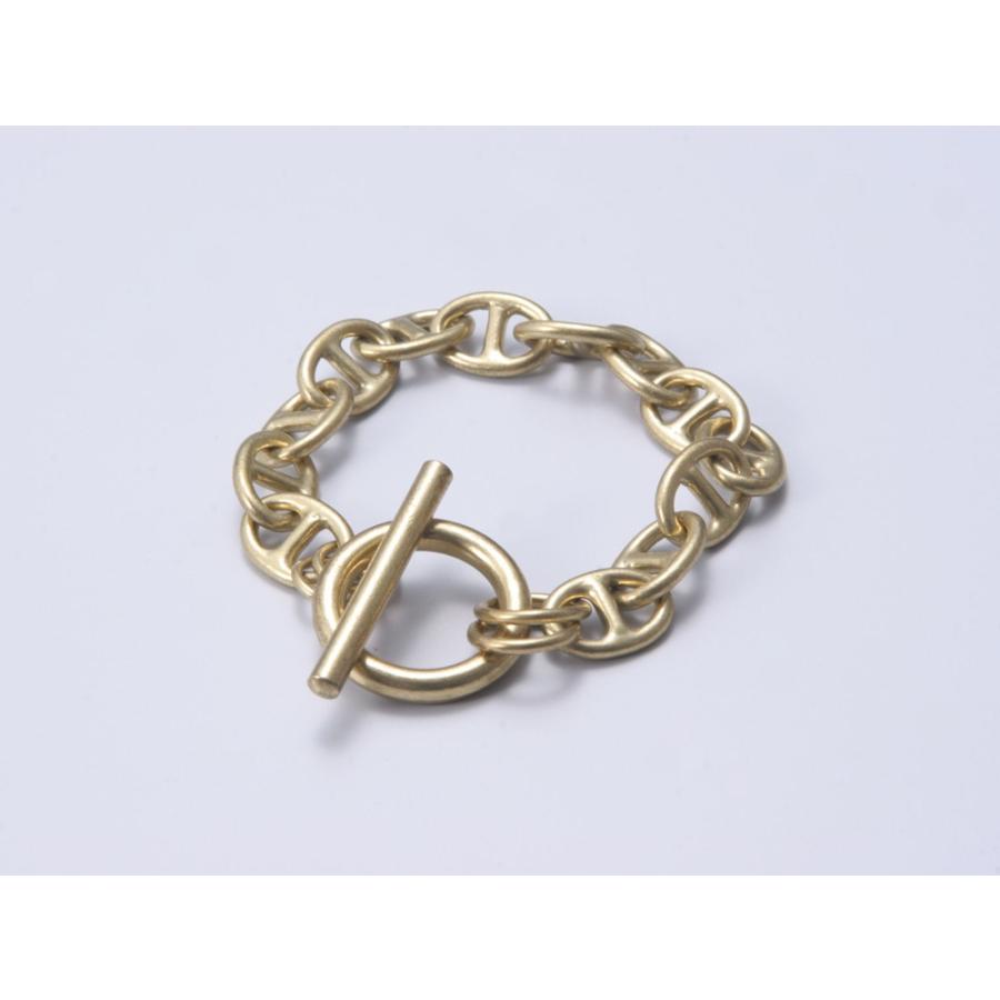 【特大9コマ】ヴィンテージ　肉厚アンカーチェーン　ブレスレット　重厚　豚鼻 特大9コマ】ヴィンテージ 肉厚アンカーチェーン ブレスレット