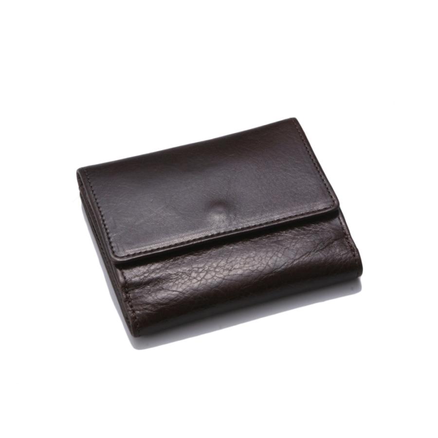 Hawk Company ホークカンパニー 二つ折り財布 イタリアンレザー ボックス型小銭入れ 本革 財布 メンズ レディース 薄い スリム ミニ財布 7250 | Hawk Company | 02
