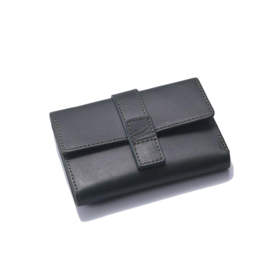 Hawk Company ホークカンパニー 三つ折り財布 イタリアンレザー 本革 牛革 日本製 メンズ レディース コンパクト ミドルウォレット 7256 | Hawk Company | 03