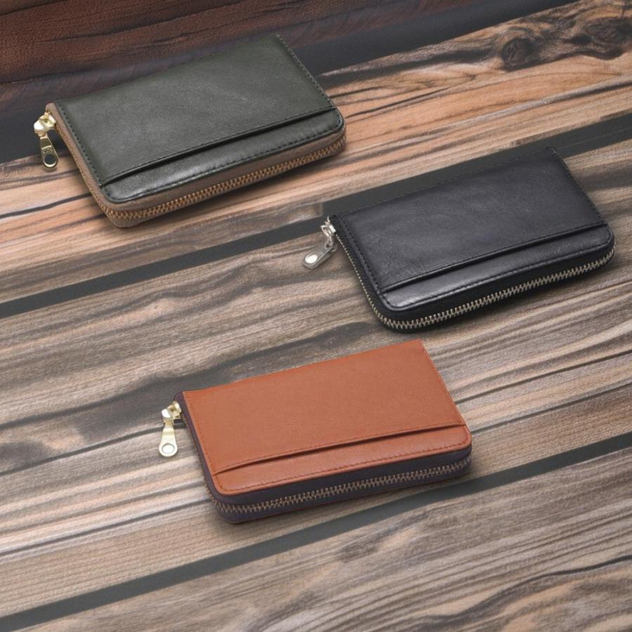 Hawk Company ホークカンパニー 二つ折りミドル財布 ラウンドファスナー 本革 牛革 メンズ レディース BOX型小銭入れ カジュアル フォーマル 7257 | Hawk Company | 11