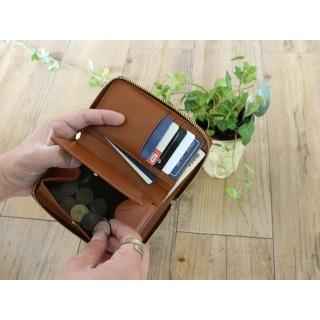 Hawk Company ホークカンパニー 二つ折りミドル財布 ラウンドファスナー 本革 牛革 メンズ レディース BOX型小銭入れ カジュアル フォーマル 7257 | Hawk Company | 05