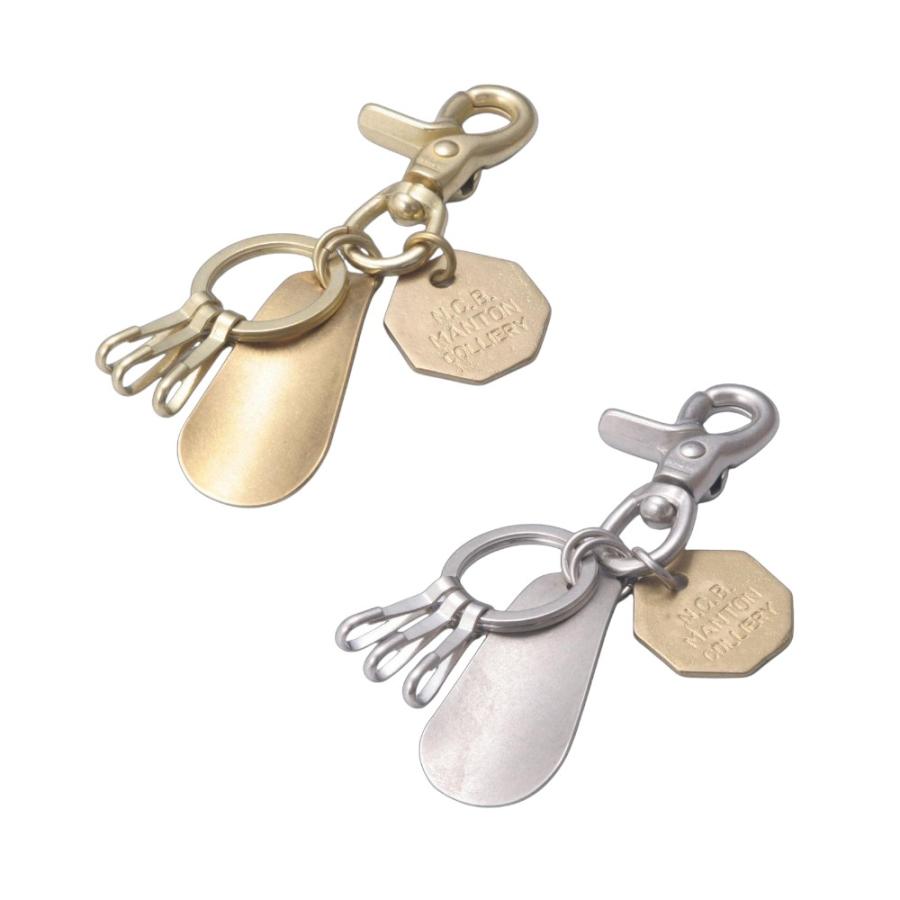 爆買Hawk Company ホークカンパニー 靴ベラ シューホーン型 キーホルダー アンティーク加工 真鍮  3連キーフック 日本製 カジュアル メンズ レディース 7552 | Hawk Company