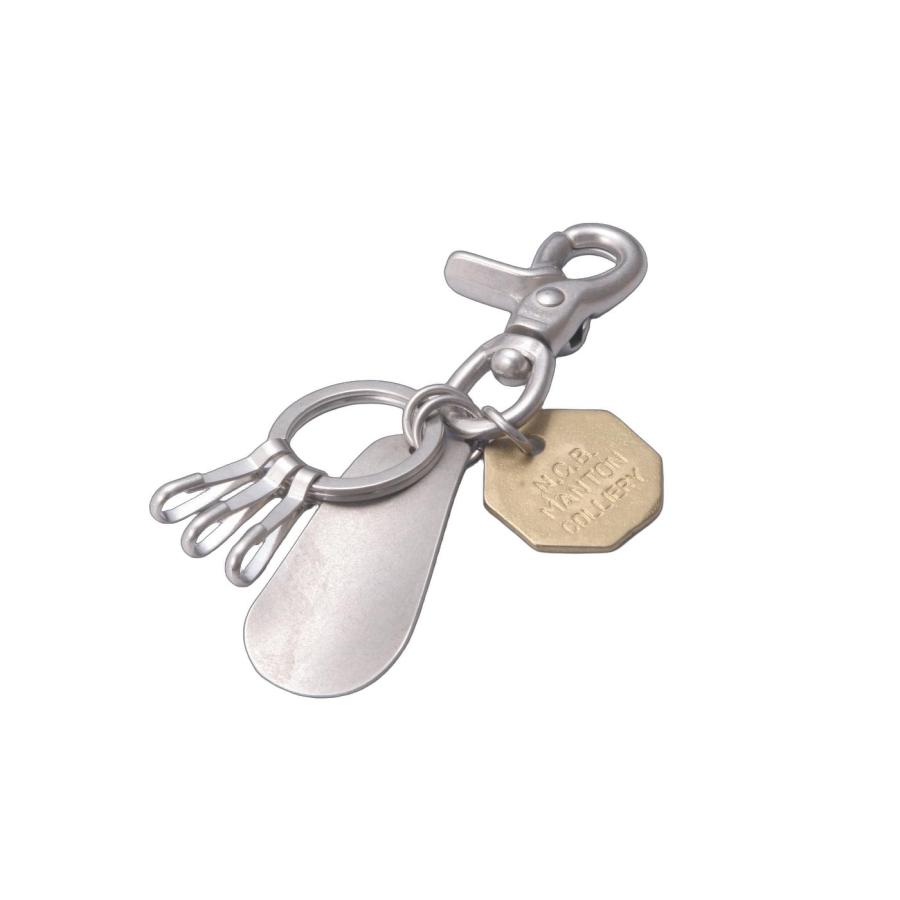 爆買Hawk Company ホークカンパニー 靴ベラ シューホーン型 キーホルダー アンティーク加工 真鍮  3連キーフック 日本製 カジュアル メンズ レディース 7552 | Hawk Company | 02