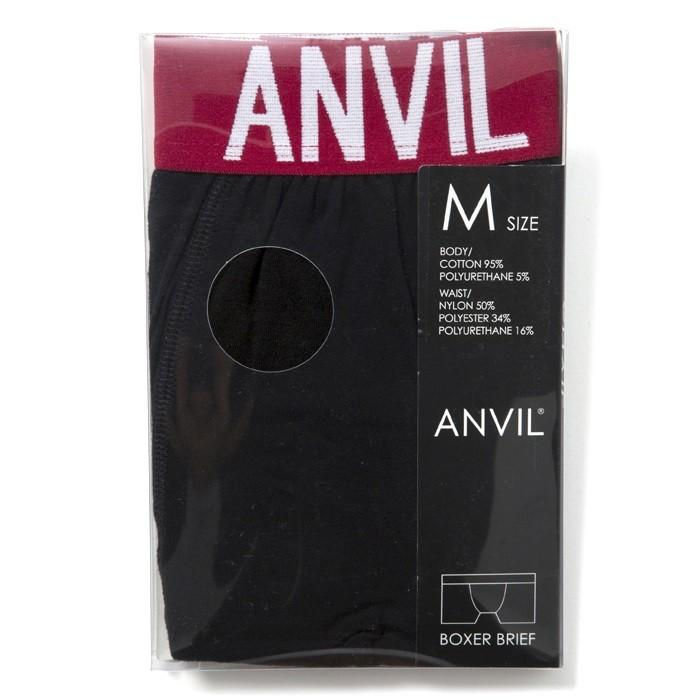ANVIL アンヴィル 40mm Belt Knit Boxer Brief メンズ ボクサーパンツ 無地 前閉じ フィット ウエストロゴ 下着 アンビル ANV531｜select-en｜18