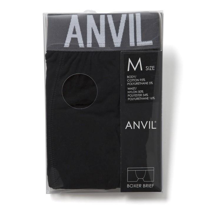 ANVIL アンヴィル 40mm Belt Knit Boxer Brief メンズ ボクサーパンツ 無地 前閉じ フィット ウエストロゴ 下着 アンビル ANV531｜select-en｜20