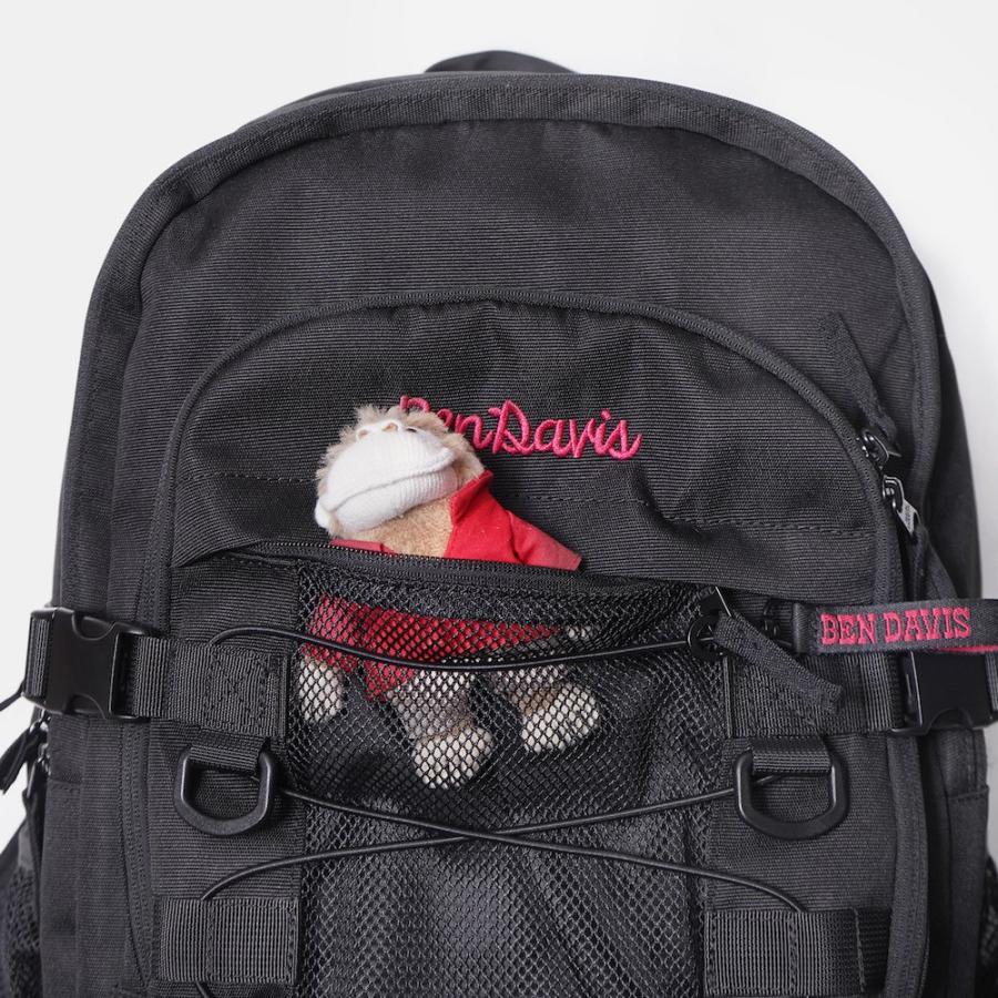 BEN DAVIS ベンデイビス リュック 大容量 31L 黒 撥水加工 レディース メンズ シンプル バッグ デイパック バックパック ストリートデイパック BDW-8304 爆買の画像