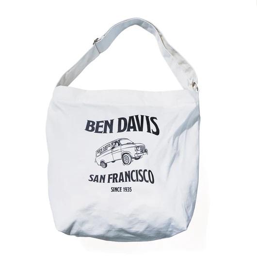 BEN DAVIS（ベンデイビス） ラージ ショルダーバッグ キャンバス 縦型