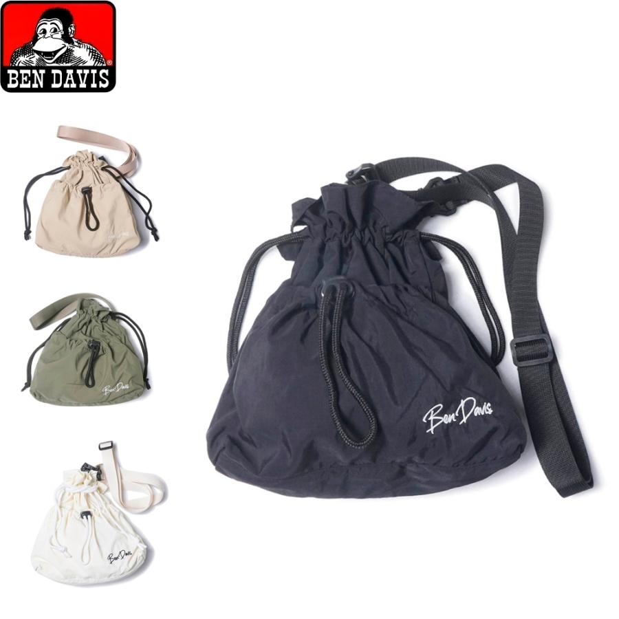 BEN DAVIS ベンデイビス ナイロン ドローストリングバッグ ミニ