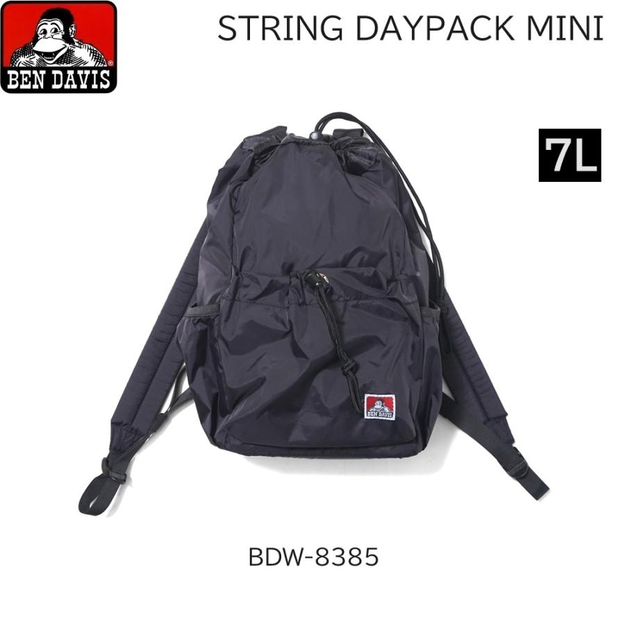 新品⭐︎BEN DAVIS ベンデイビス黒リュック 透明ポーチ付き　31L プラザ BEN DAVIS ベン デイビス NEW MESH バックパック