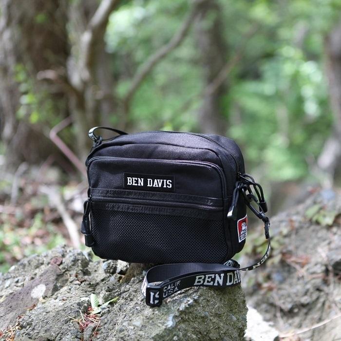 BEN DAVIS ベンデイビス ショルダーバッグ 横型 ボックスロゴ ポーチ カジュアル メンズ レディース 斜め掛けバッグ 『小さめサイズ』 BDW-9268 | BEN DAVIS | 12