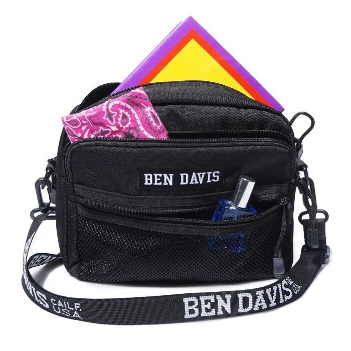 BEN DAVIS ベンデイビス ショルダーバッグ 横型 ボックスロゴ ポーチ カジュアル メンズ レディース 斜め掛けバッグ 『小さめサイズ』 BDW-9268 | BEN DAVIS | 13