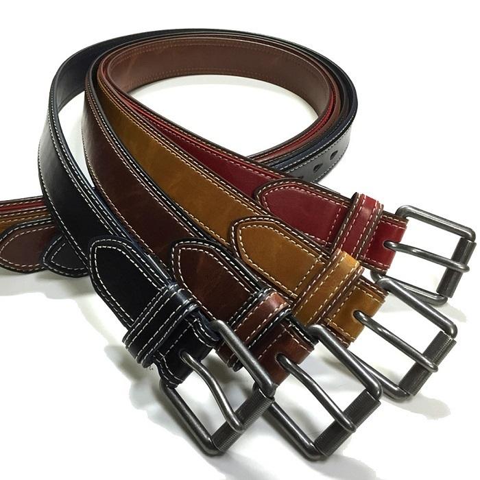 Dickies（ディッキーズ） 40mm幅 PUレザーベルト 合成皮革 合皮 2枚革