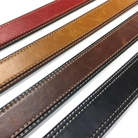 Dickies（ディッキーズ） 40mm幅 PUレザーベルト 合成皮革 合皮 2枚革
