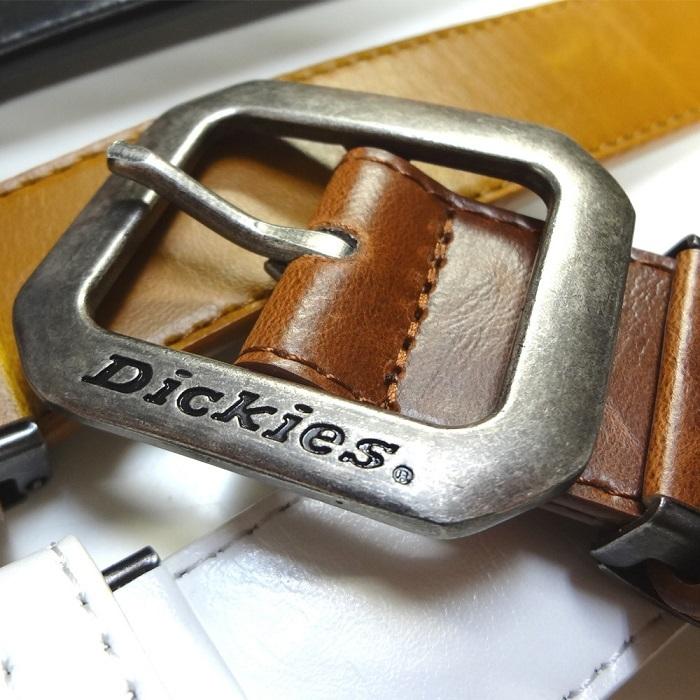 Dickies（ディッキーズ） 35mm PUレザーベルト 合皮 八角型バックル