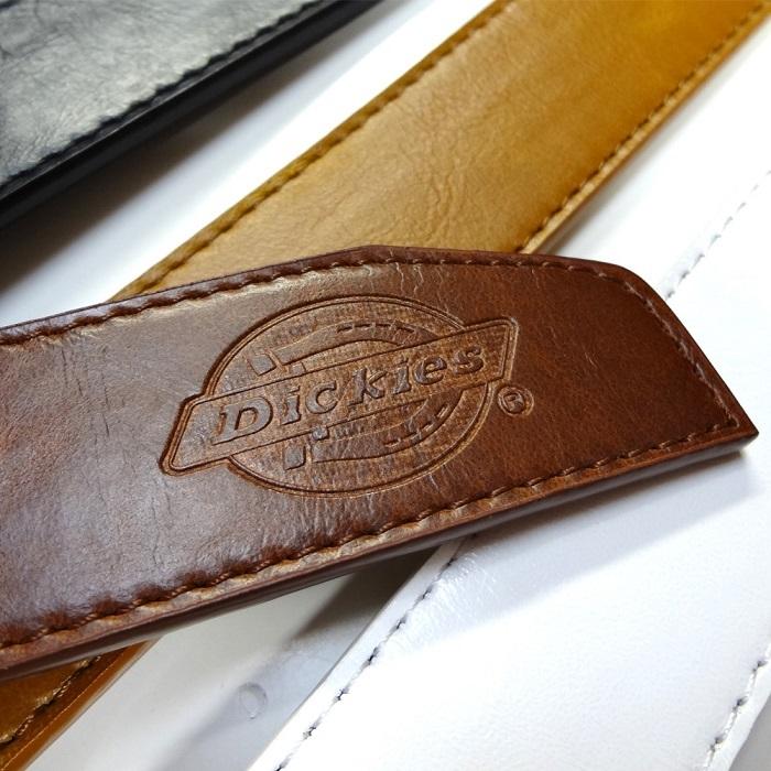 Dickies（ディッキーズ） 35mm PUレザーベルト 合皮 八角型バックル