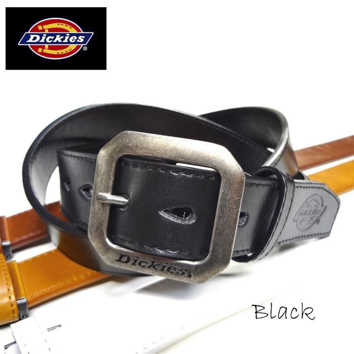 Dickies ディッキーズ 35mm PUレザーベルト 合皮 八角型バックル Dickies ディッキーズ 35mm PUレザーベルト 合皮 八角型バックル