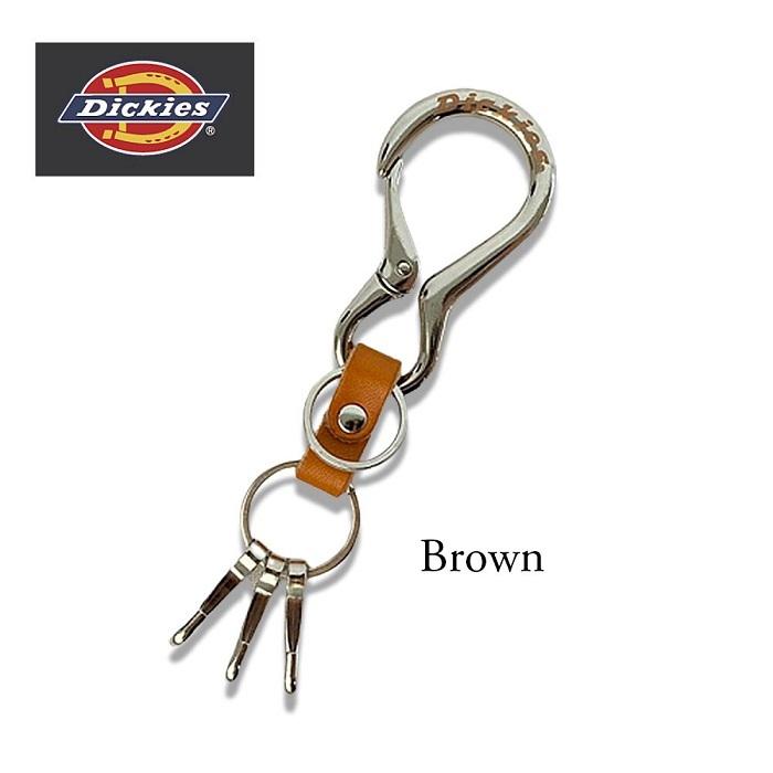 Dickies ディッキーズ キーホルダー カラビナ バイク 車 合金 鉄 本革 3連 フック ダルマカラビナキーホルダー メンズ レディース 日本製 DS094ZM | Dickies | 03