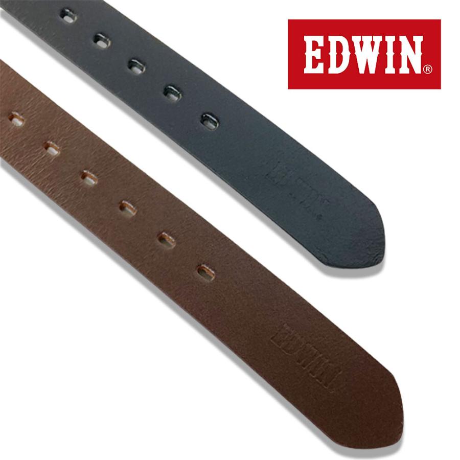 EDWIN エドウィン 40mm ロングサイズ レザーベルト 本革 カジュアル ビジネス 紳士 メンズ レディース ED-3941｜select-en｜04