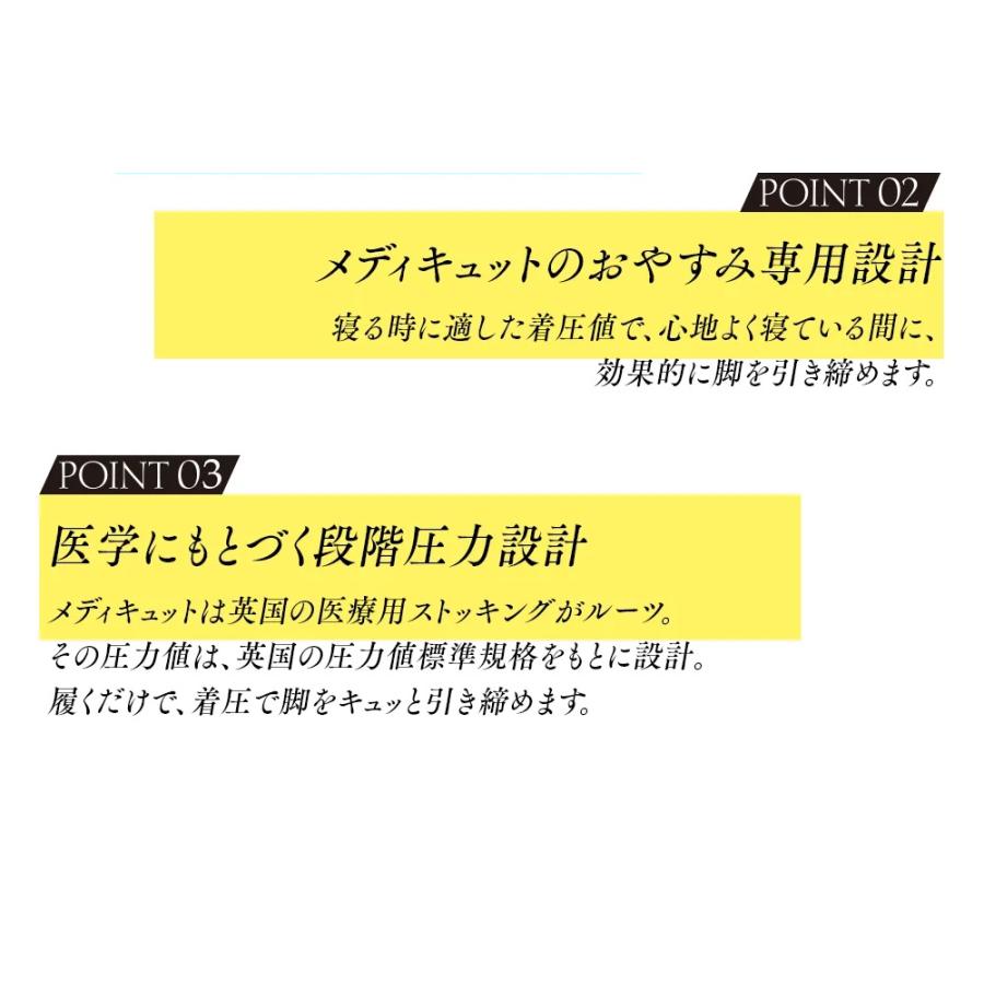 寝ながらメディキュット スーパークール フルレッグ 冷感 着圧 加圧 靴下 ソックス スリム 美脚ケア 春夏 オールシーズン 寝るとき 日本製 Mサイズ Lサイズ | レキットベンキーザー・ジャパン | 04