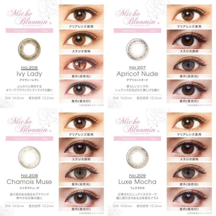 カラコン Miche Bloomin ミッシュブルーミン ワンデー 1箱30枚 2箱set Sc Ccl Mbm 30m2box カラコン通販専門店セレクトアイズ 通販 Yahoo ショッピング