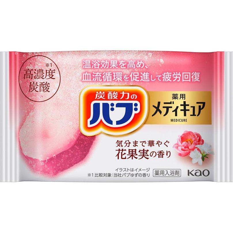 バブ 薬用メディキュア 3種 3個セット 柑橘、森林、花果実の香り  入浴剤 花王 | 花王石鹸ホワイト | 01