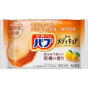バブ 薬用メディキュア 3種 3個セット 柑橘、森林、花果実の香り  入浴剤 花王 | 花王石鹸ホワイト | 03